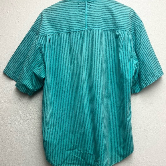 Men’s Bugle Boy S.S. Button Front Shirt Blue Patrol Fly Search Rescue Size Large - Picture 4 of 4